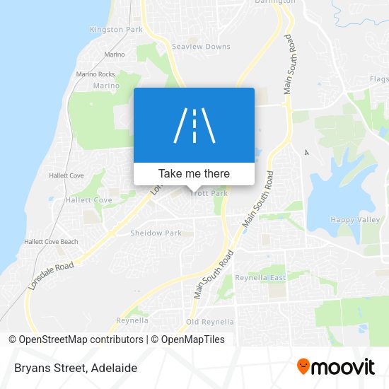 Bryans Street map