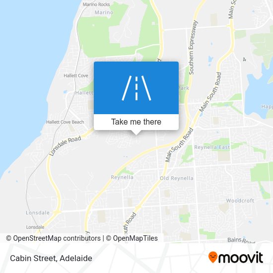 Cabin Street map