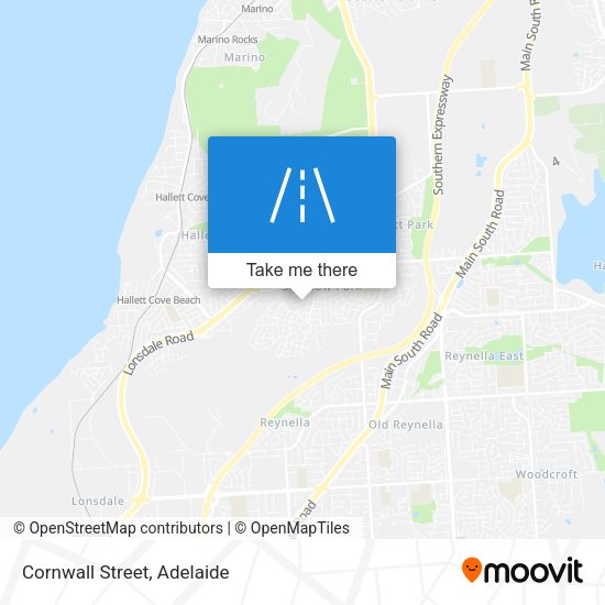 Cornwall Street map