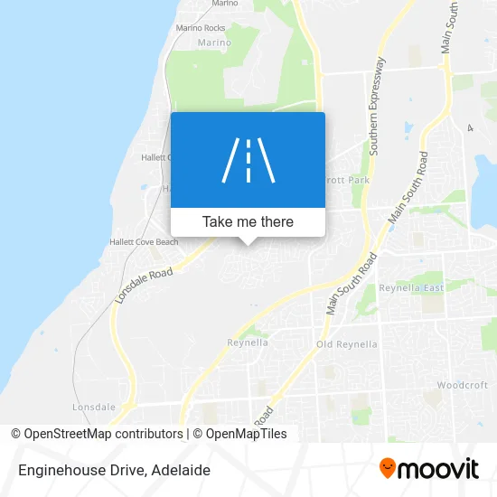 Mapa Enginehouse Drive