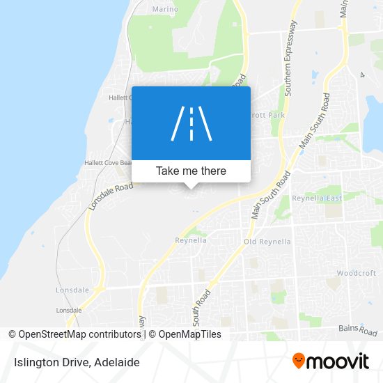 Islington Drive map