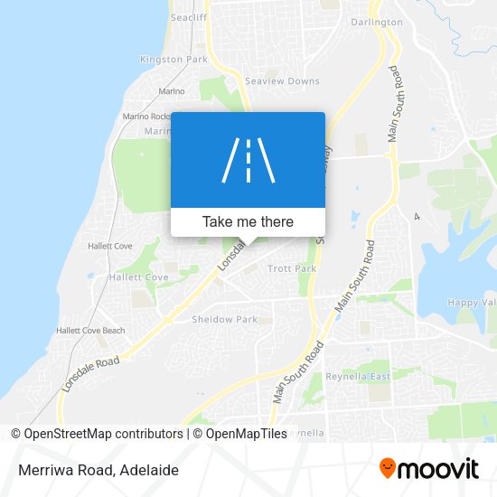 Merriwa Road map