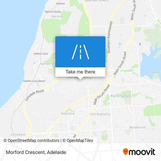 Morford Crescent map