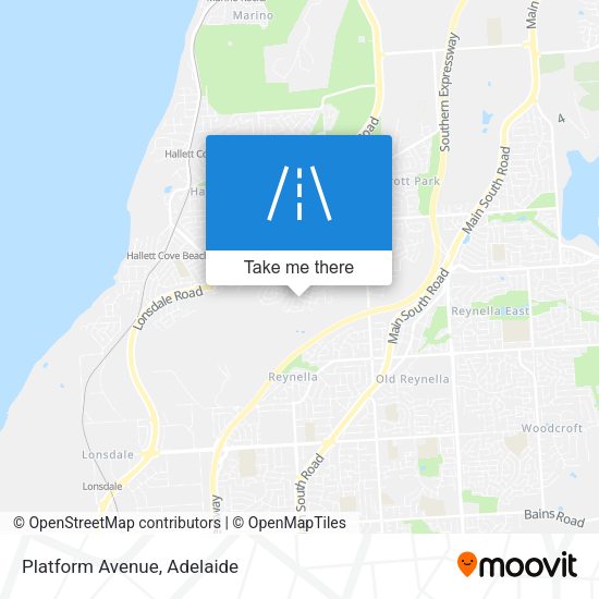 Platform Avenue map