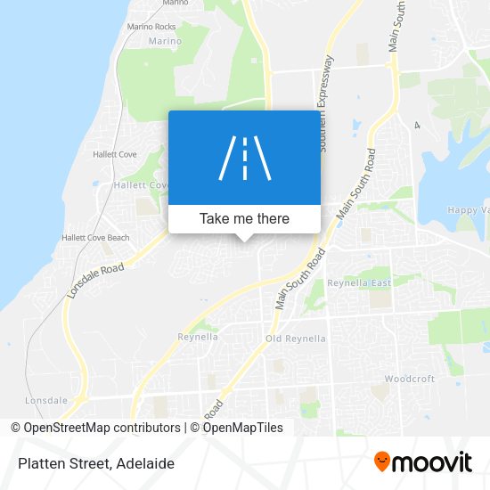 Platten Street map