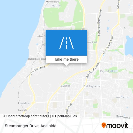 Steamranger Drive map
