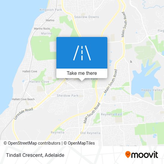 Tindall Crescent map
