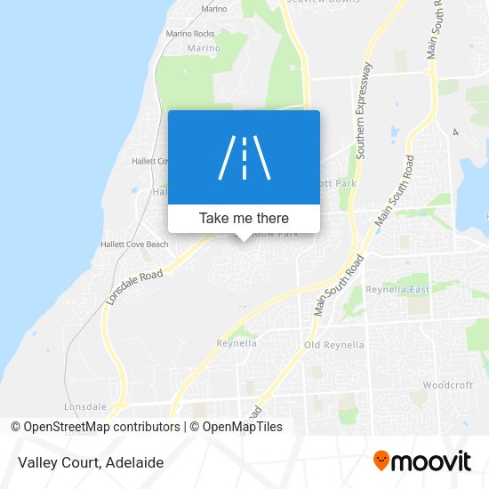 Valley Court map