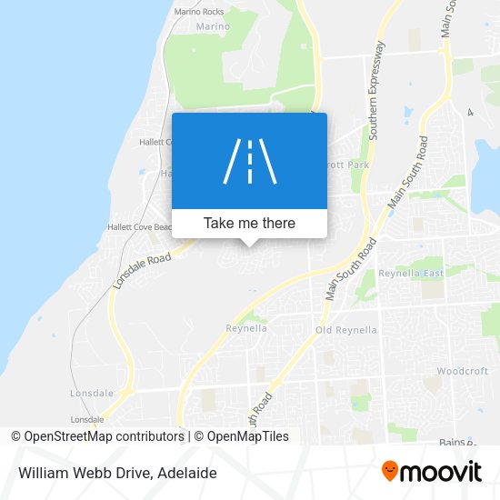 William Webb Drive map