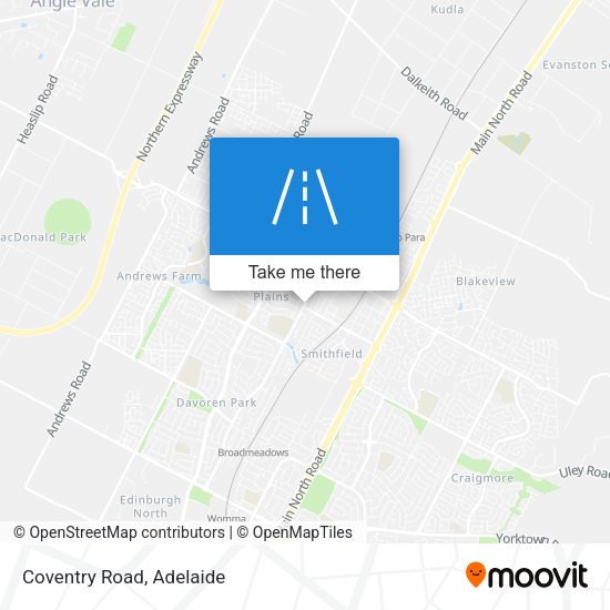 Coventry Road map