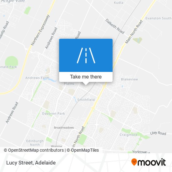 Lucy Street map