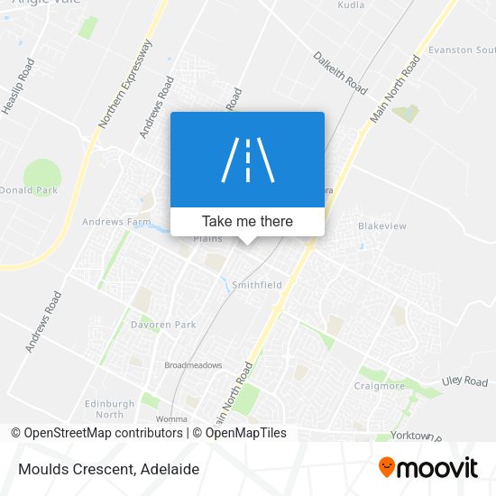 Moulds Crescent map