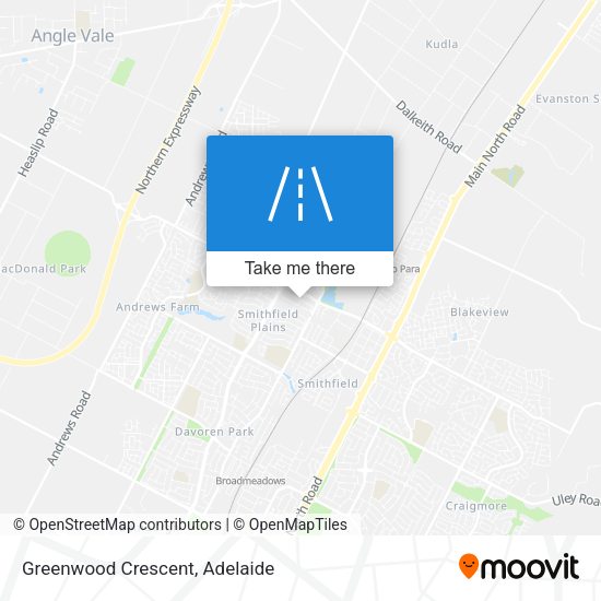 Greenwood Crescent map