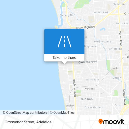 Grosvenor Street map