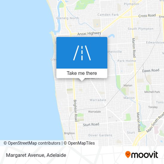 Margaret Avenue map