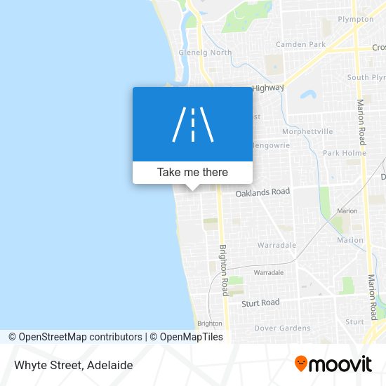 Whyte Street map
