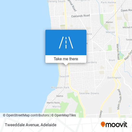 Tweeddale Avenue map