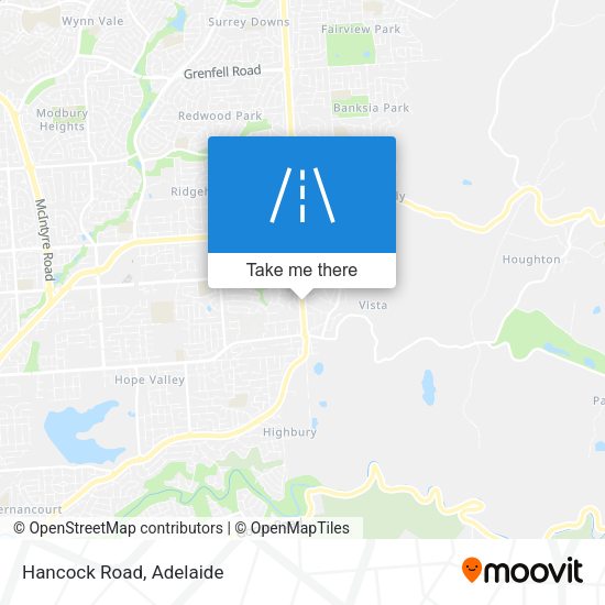 Hancock Road map