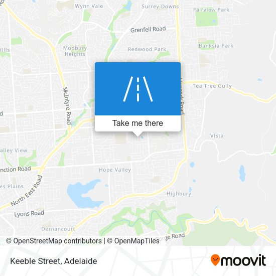 Keeble Street map