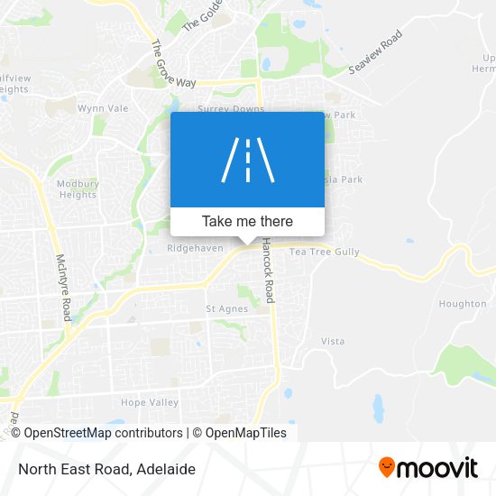 North East Road map