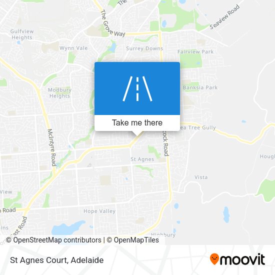 St Agnes Court map