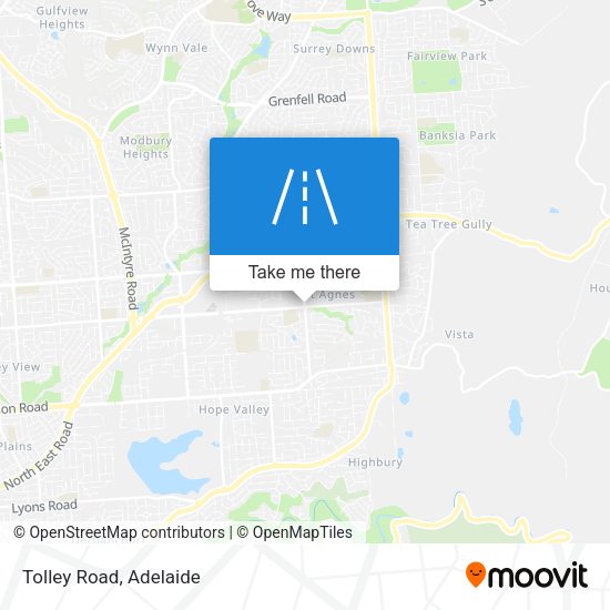 Tolley Road map