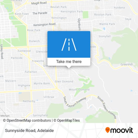 Sunnyside Road map