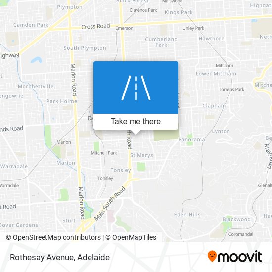 Rothesay Avenue map