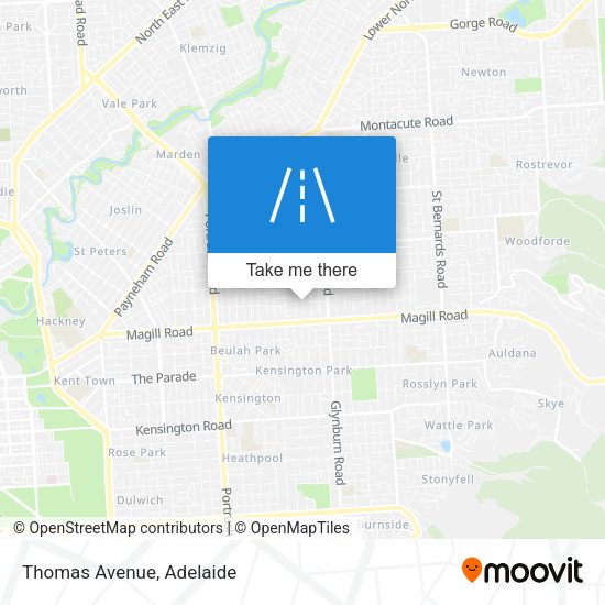 Thomas Avenue map
