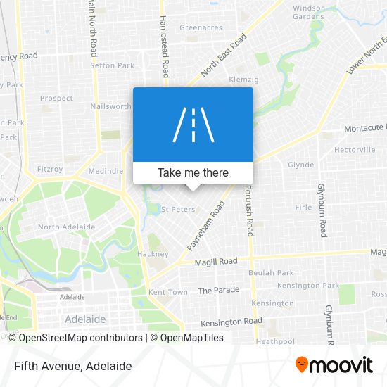 Fifth Avenue map