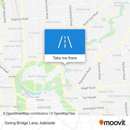 Swing Bridge Lane map