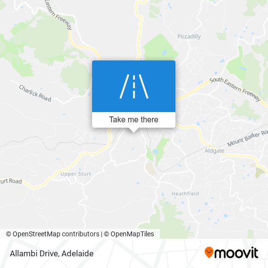 Allambi Drive map