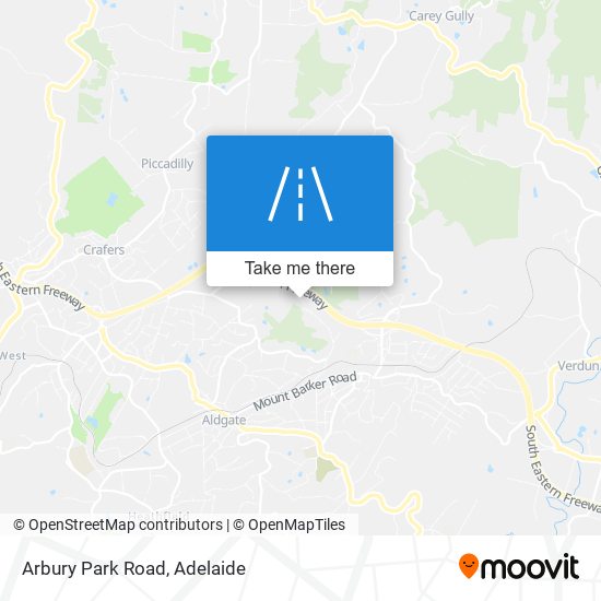 Arbury Park Road map