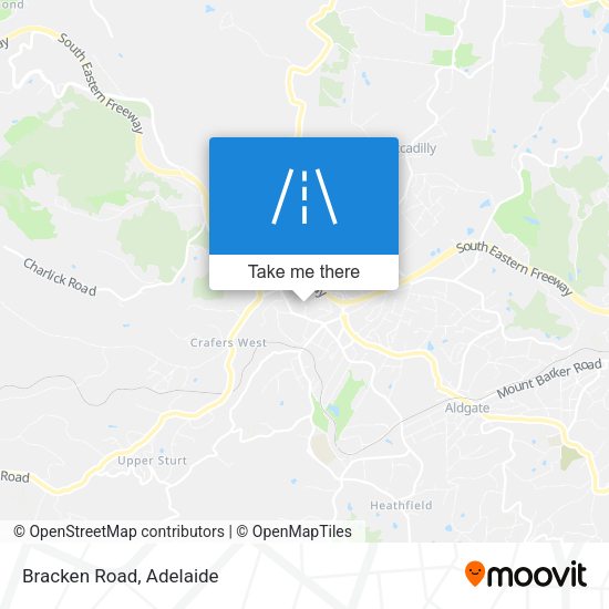Bracken Road map