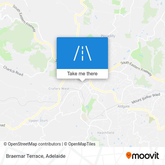 Braemar Terrace map