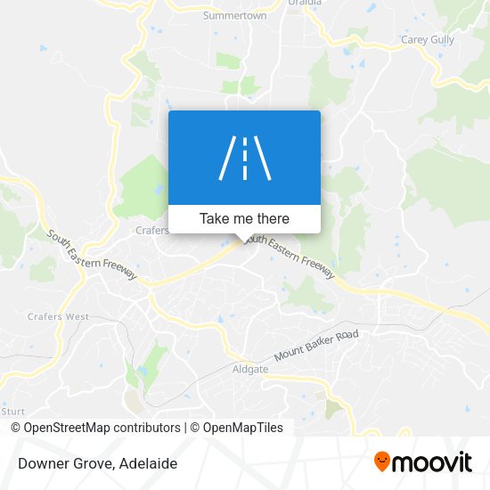 Downer Grove map
