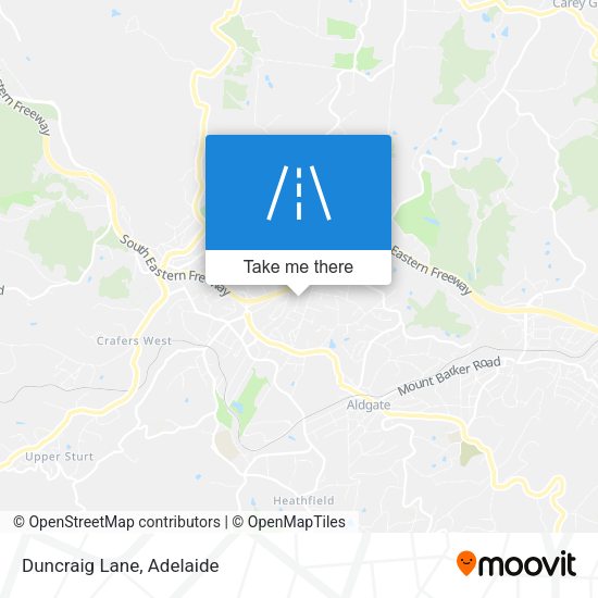 Duncraig Lane map