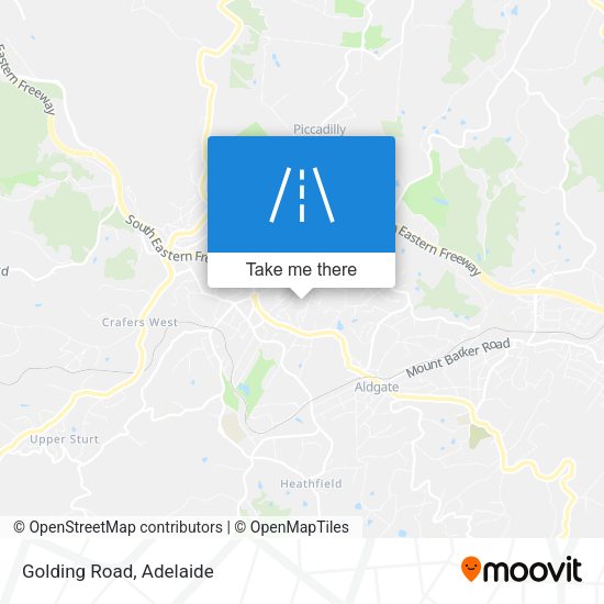 Golding Road map