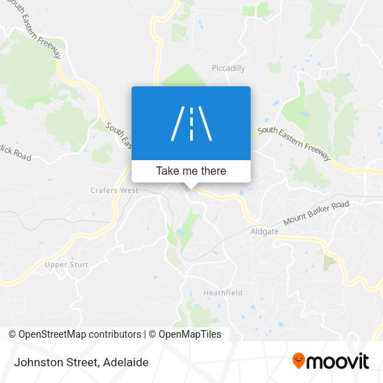 Johnston Street map