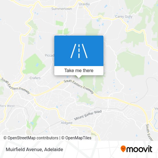 Muirfield Avenue map