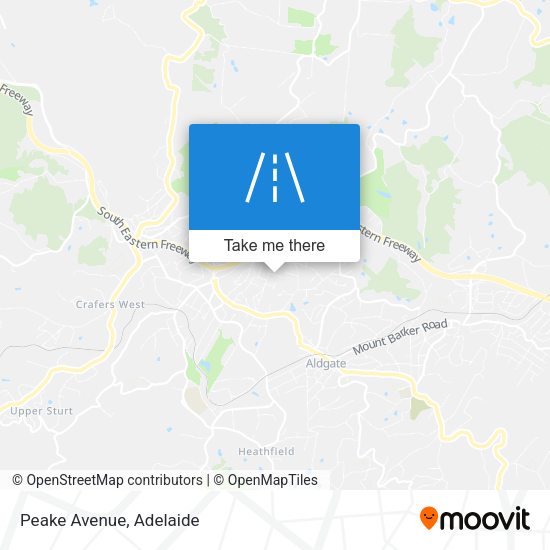 Peake Avenue map