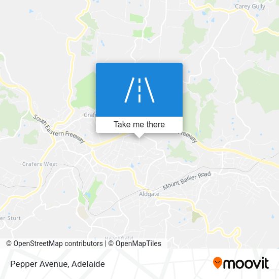 Pepper Avenue map