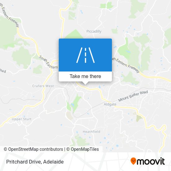 Pritchard Drive map