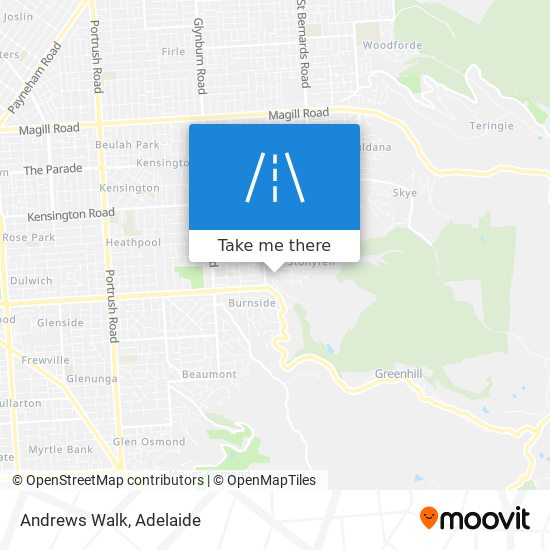 Andrews Walk map