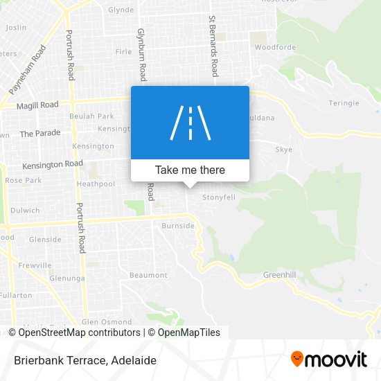 Brierbank Terrace map