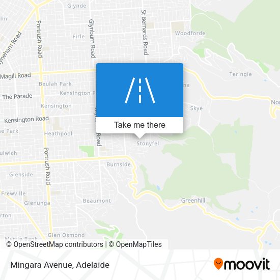 Mingara Avenue map