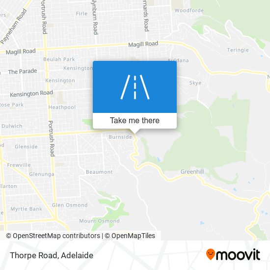 Thorpe Road map