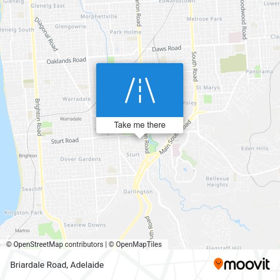 Briardale Road map