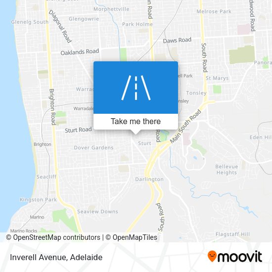 Inverell Avenue map