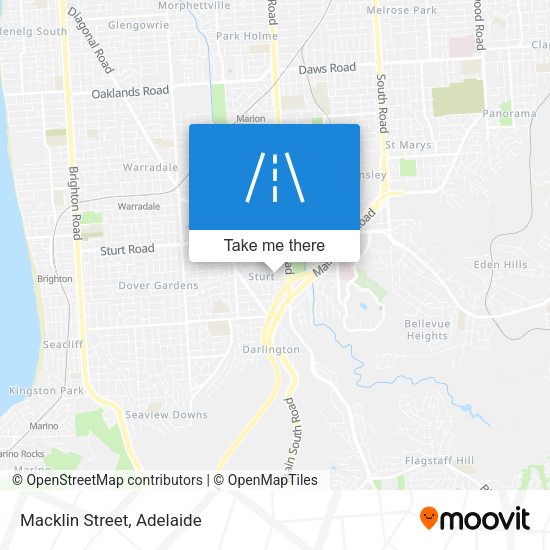 Macklin Street map